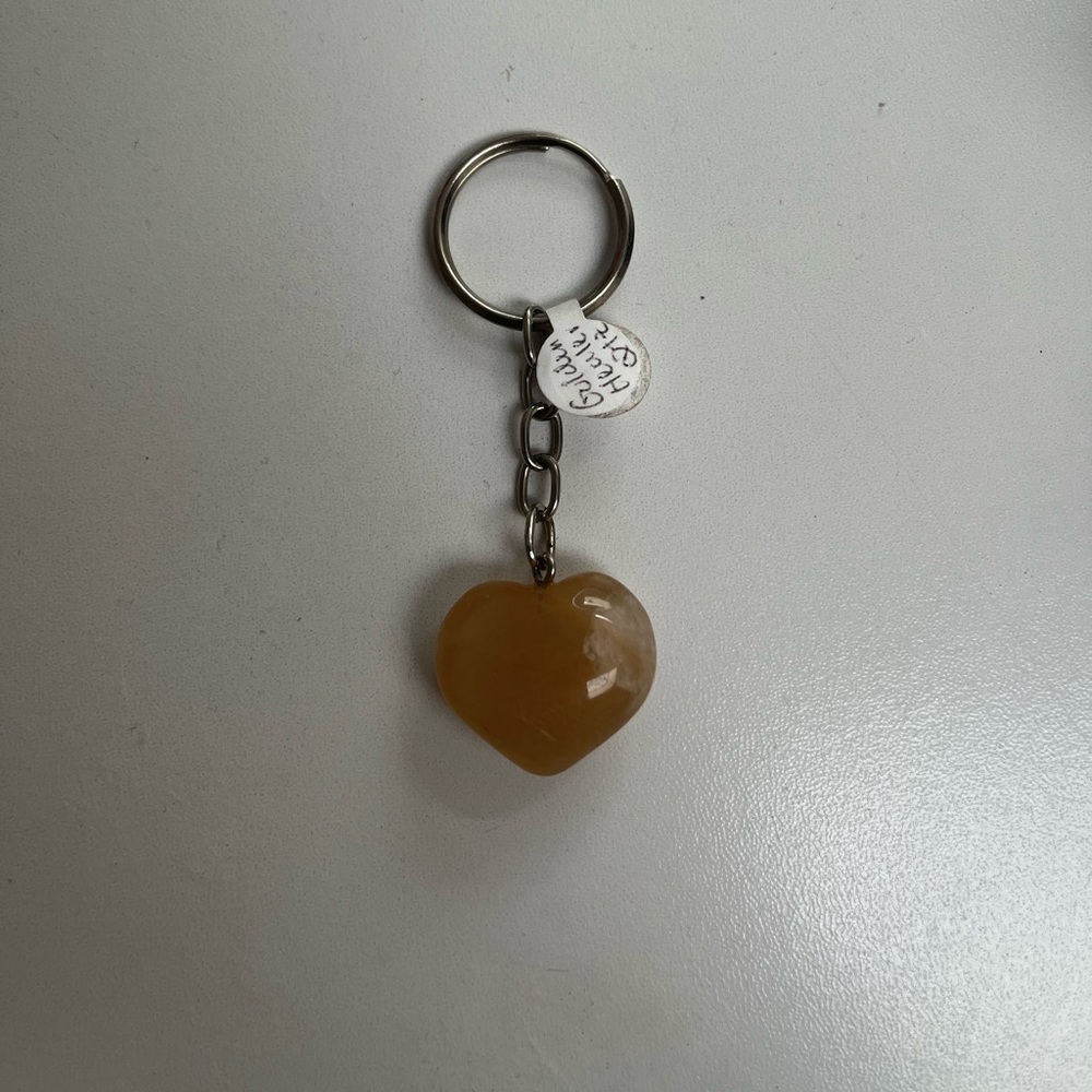 Crystal keychain golden healer quartz keychain